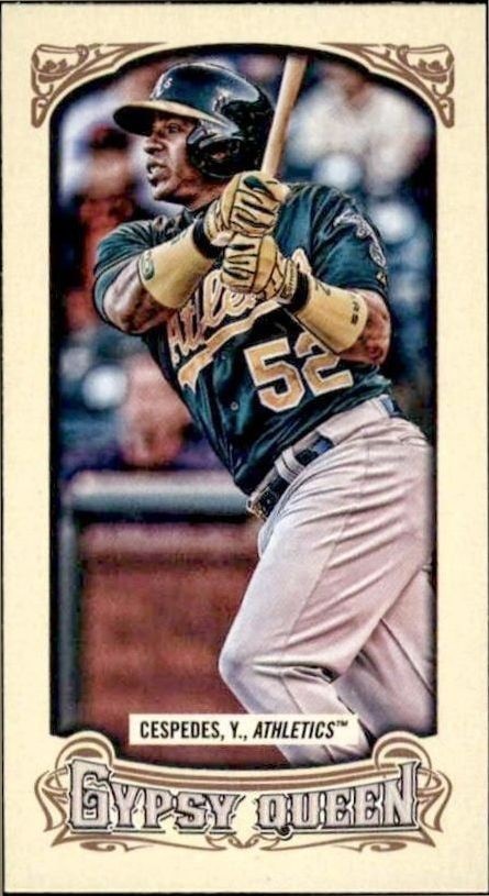 2014 Topps Gypsy Queen Yoenis Cespedes #56 trading card