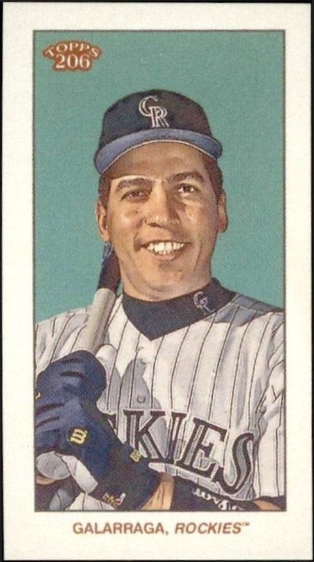 2020 Topps T206 Andres Galarraga trading card
