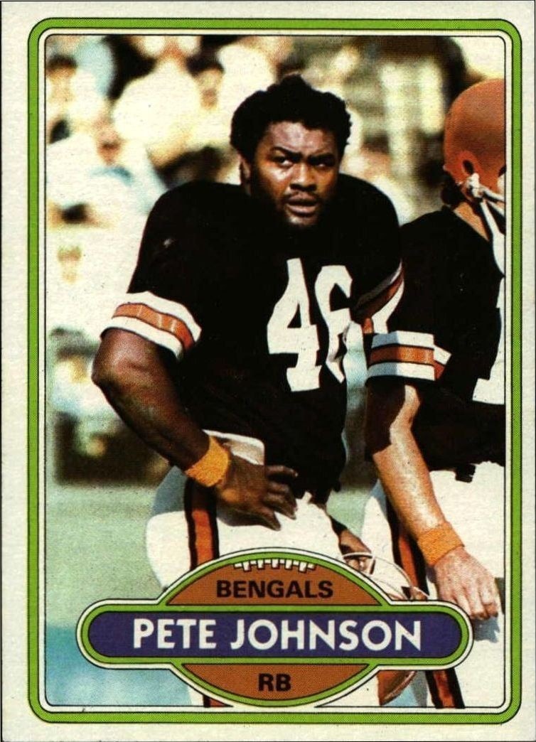 1980 Topps Pete Johnson #153 trading card