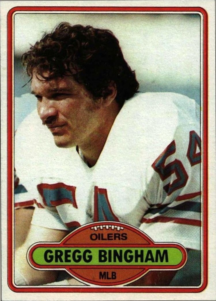 1980 Topps Gregg Bingham #518 trading card