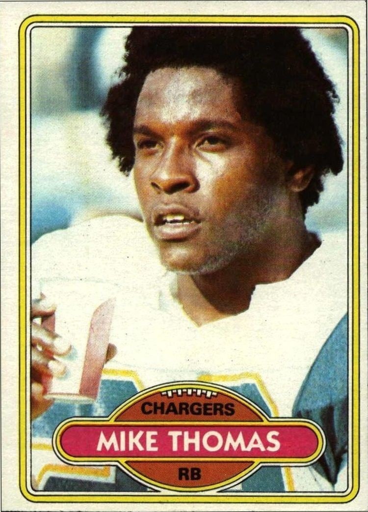 1980 Topps Mike Thomas #345 trading card