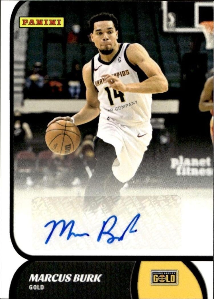 2021-22 Panini NBA G League Marcus Burk #55 trading card