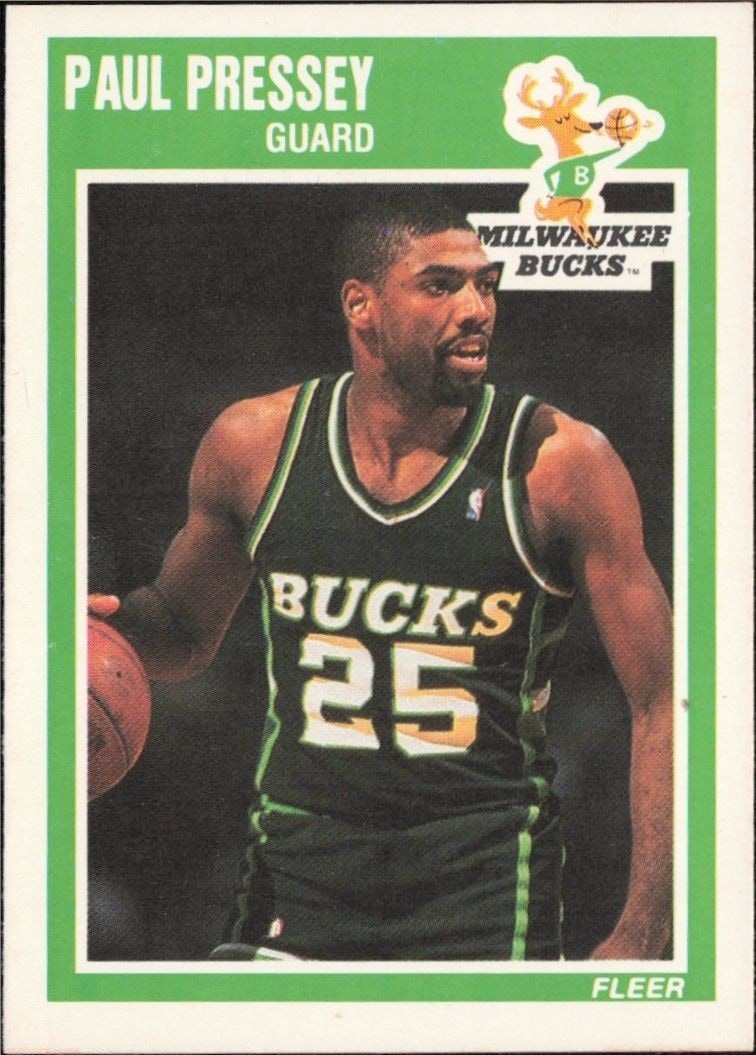 1989-90 Fleer Paul Pressey #89 trading card
