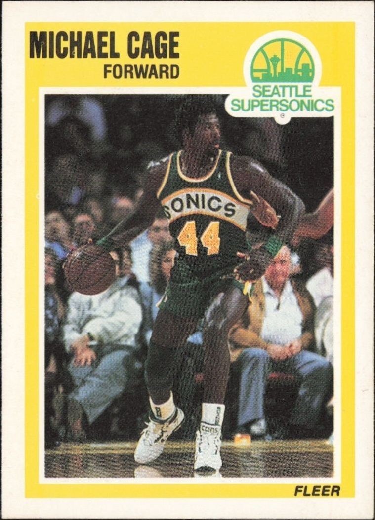 1989-90 Fleer Michael Cage #145 trading card