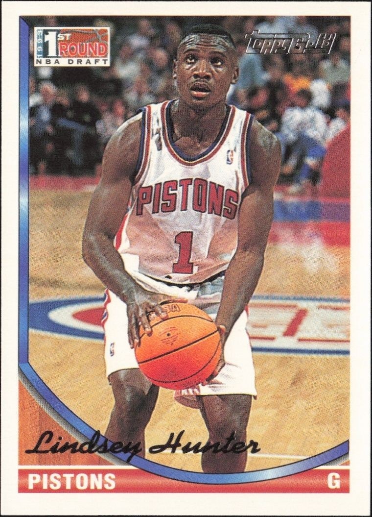 1993-94 Topps Lindsey Hunter #331 trading card