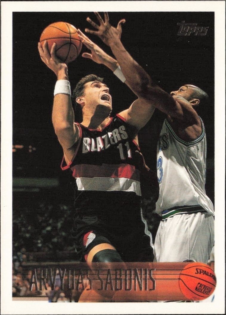 1996-97 Topps Arvydas Sabonis #38 trading card
