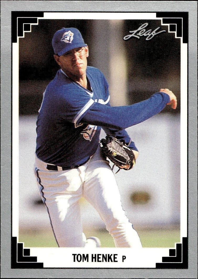 1991 Leaf Tom Henke #517 trading card