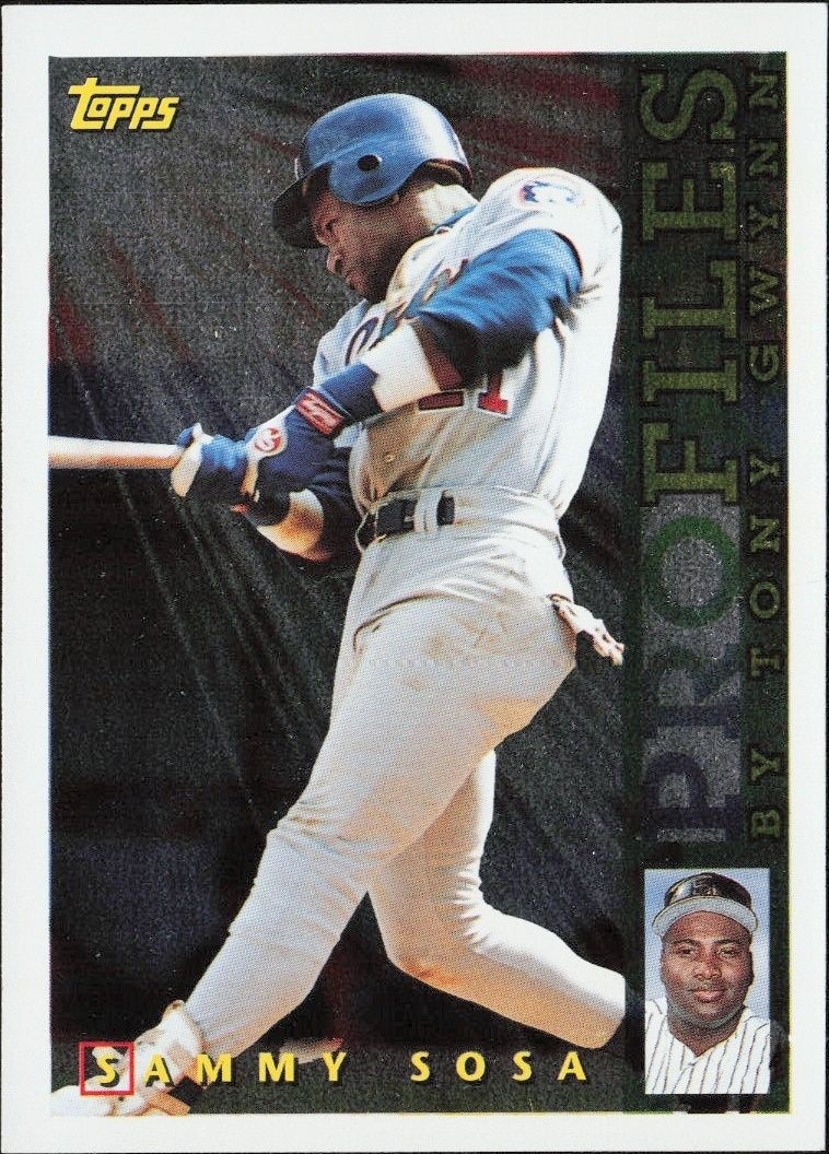 1996 Topps Sammy Sosa #NL-09 trading card