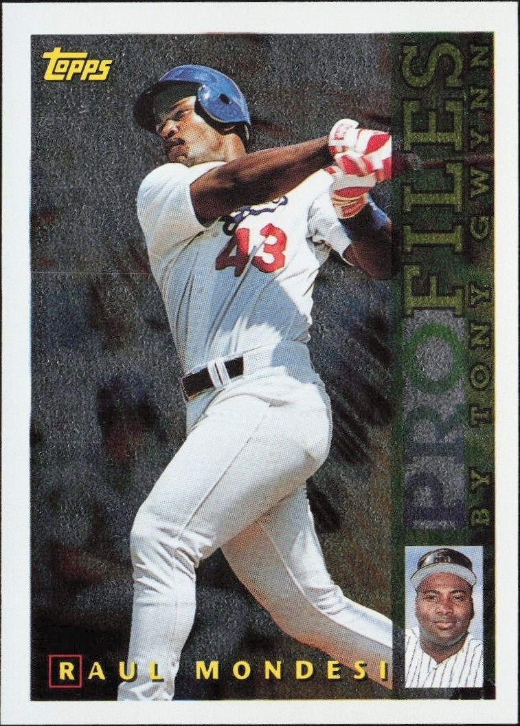 1996 Topps Raul Mondesi #NL-06 trading card