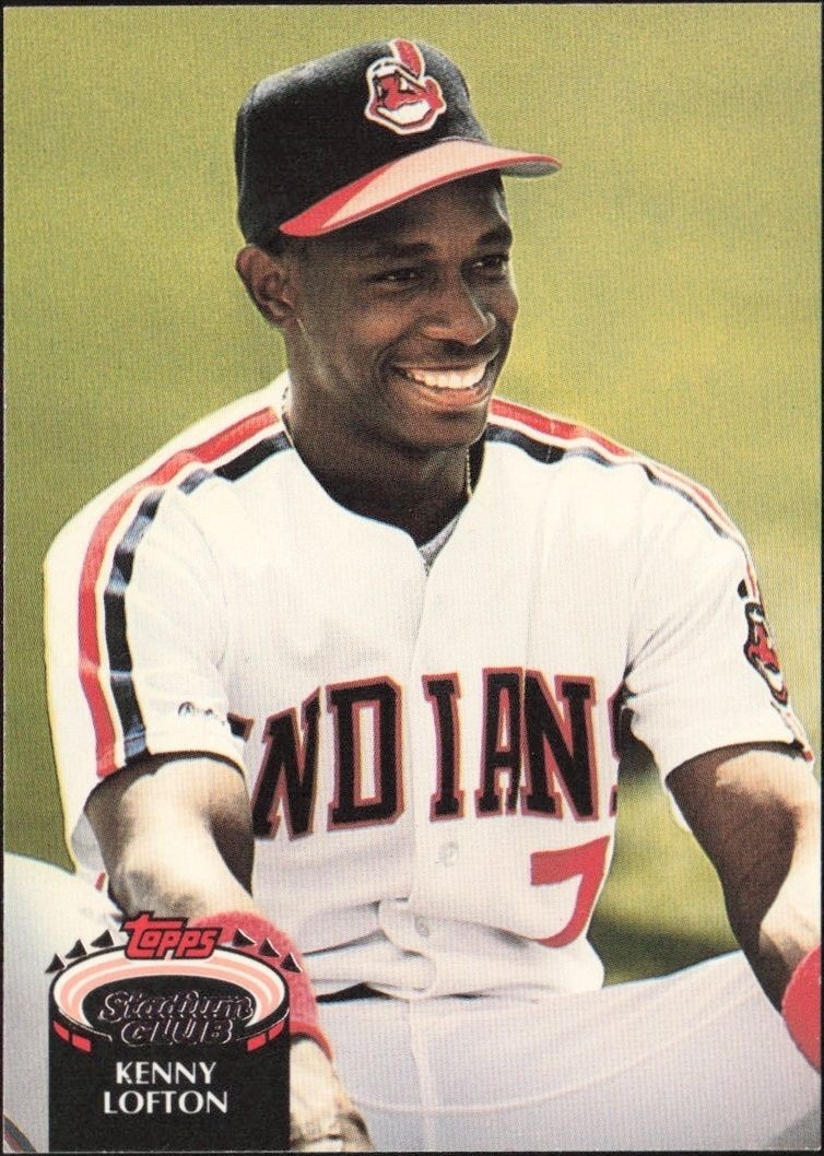 1992 Topps Stadium Club Kenny Lofton #695 trading card