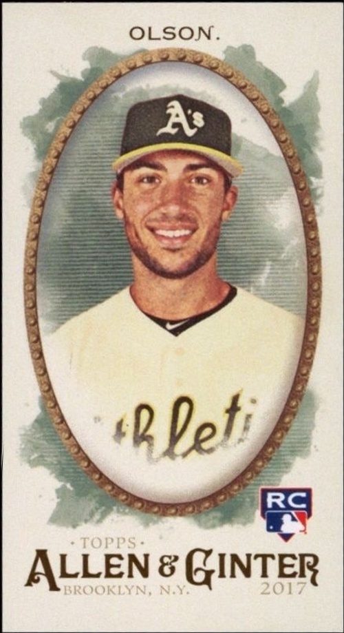 2017 Topps Allen & Ginter Matt Olson #268 trading card