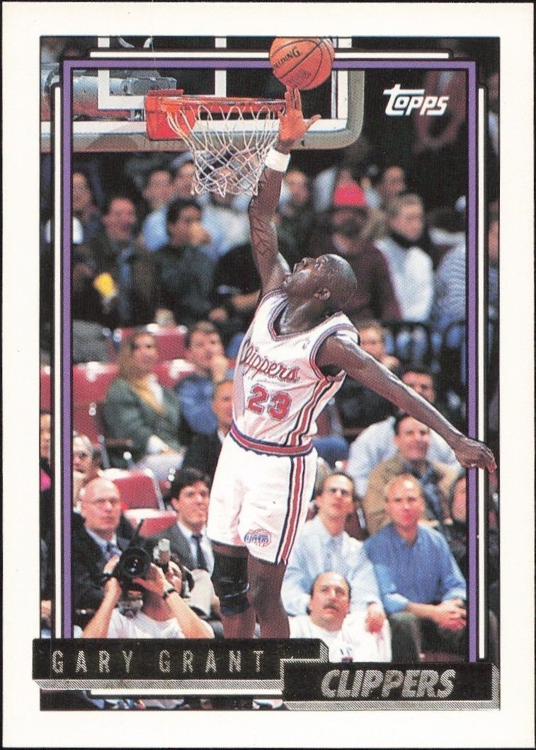 1992-93 Topps Gold Gary Grant #164 trading card
