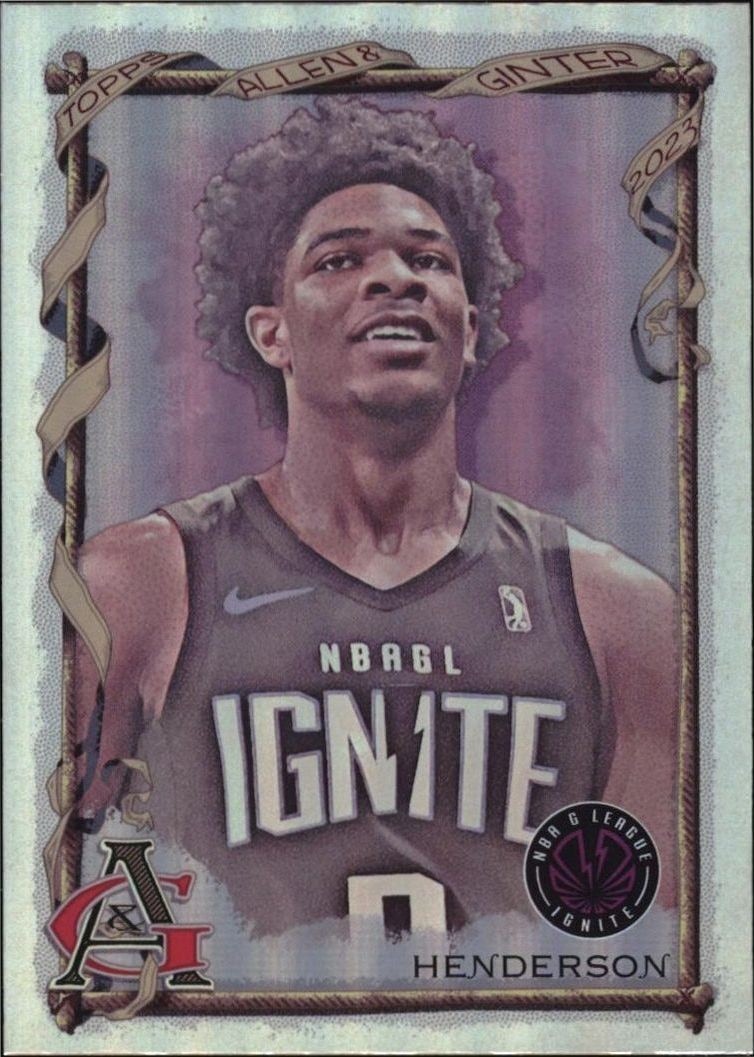2023 Topps Allen & Ginter Scoot Henderson #265 trading card