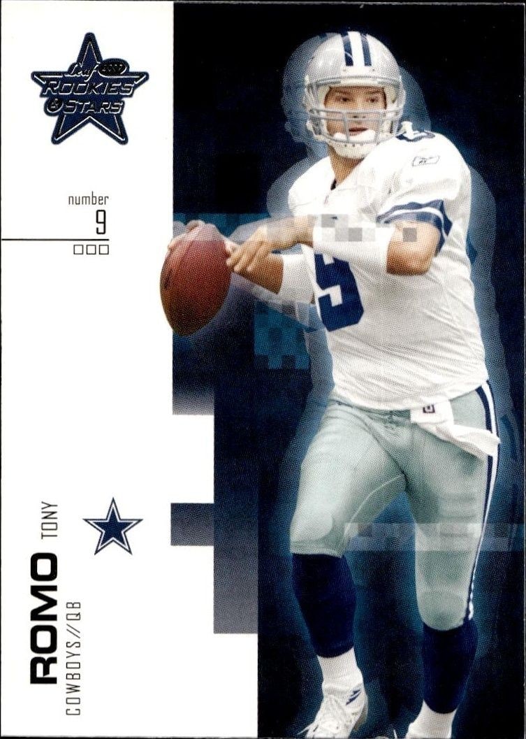 2007 Leaf Rookies & Stars Tony Romo #1 trading card