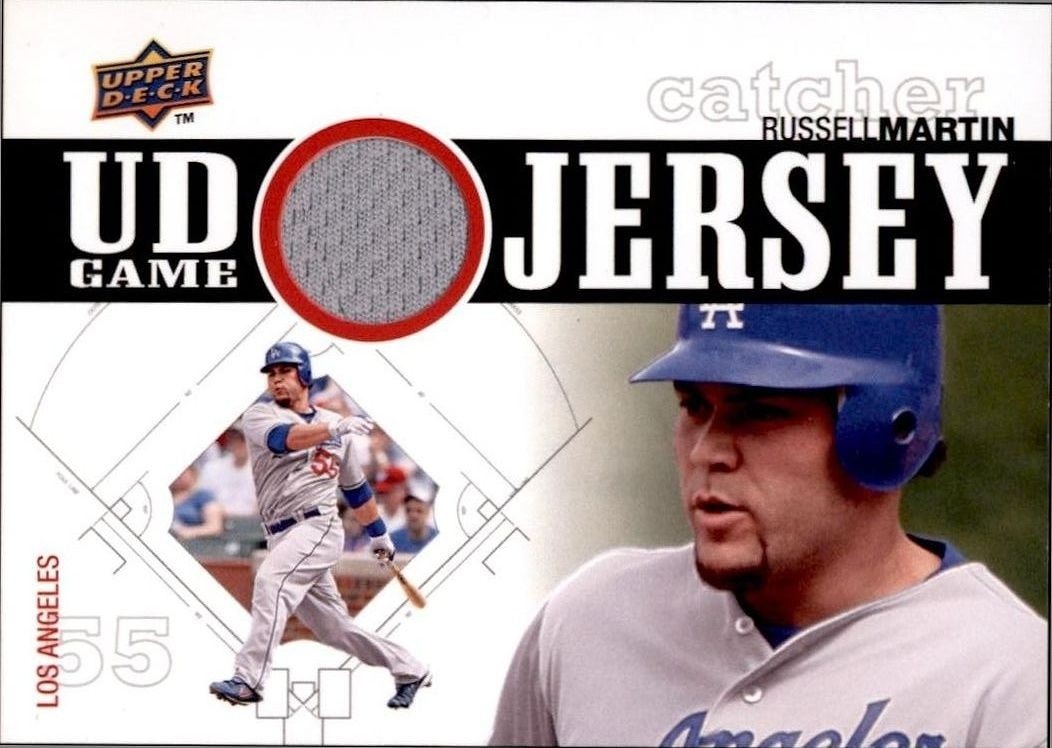 2010 Upper-Deck Russell Martin #UDGJ-RM trading card