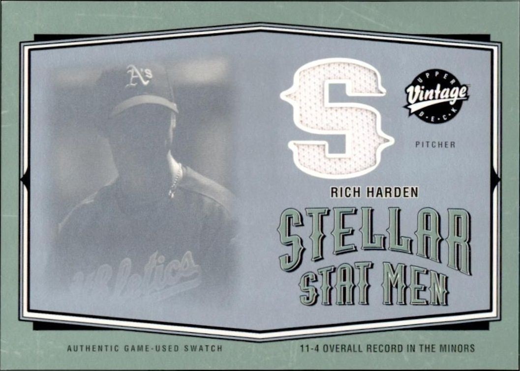 2004 Upper-Deck Vintage Rich Harden #SSM-36 trading card