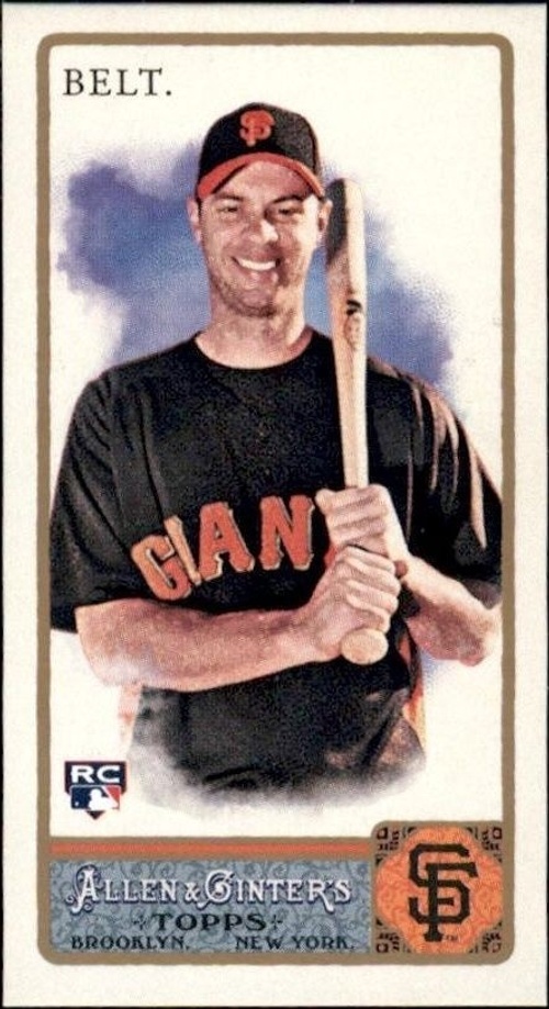 2011 Topps Allen & Ginter Brandon Belt #60 trading card