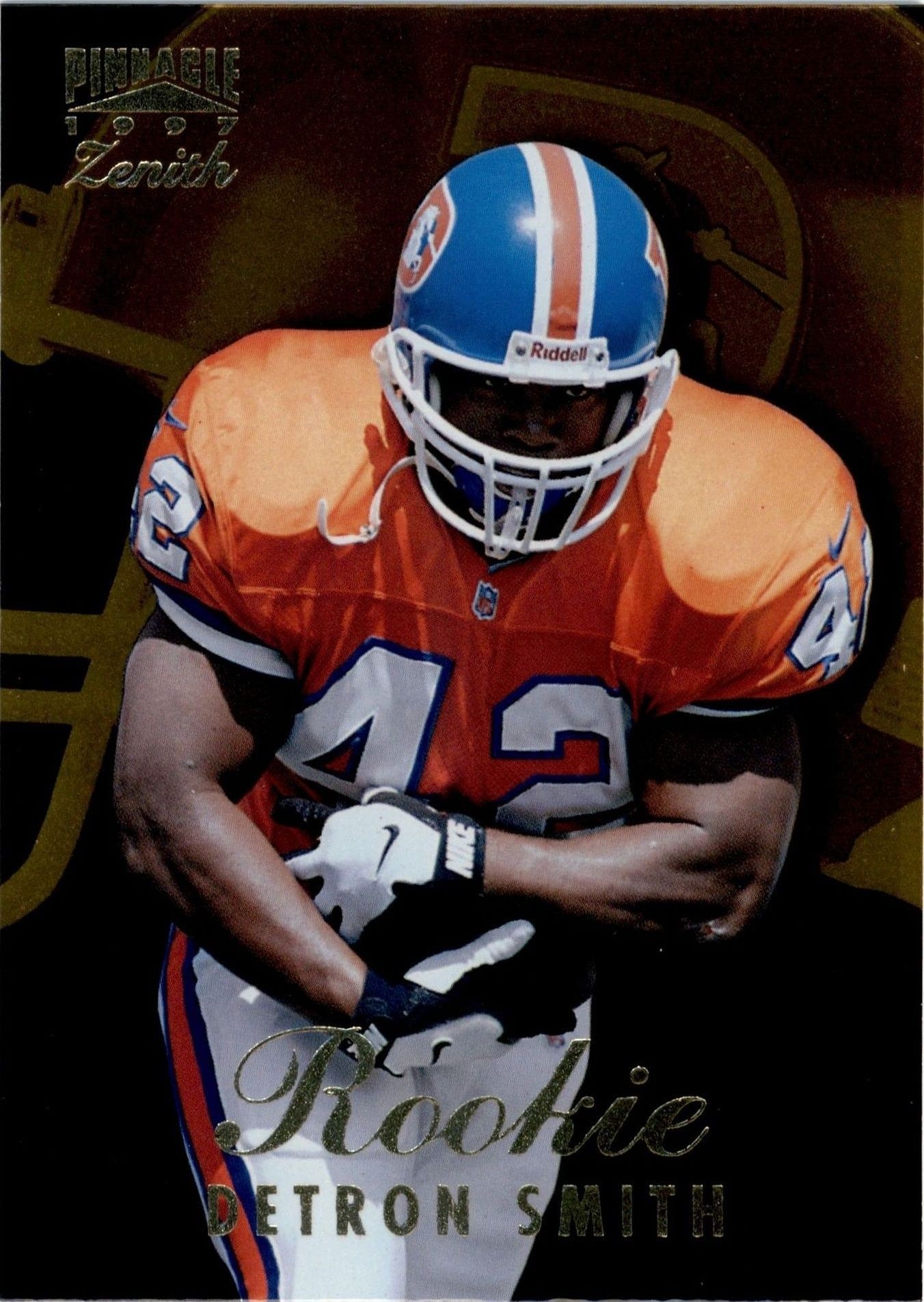 1997 Pinnacle Zenith Detron Smith #128 trading card