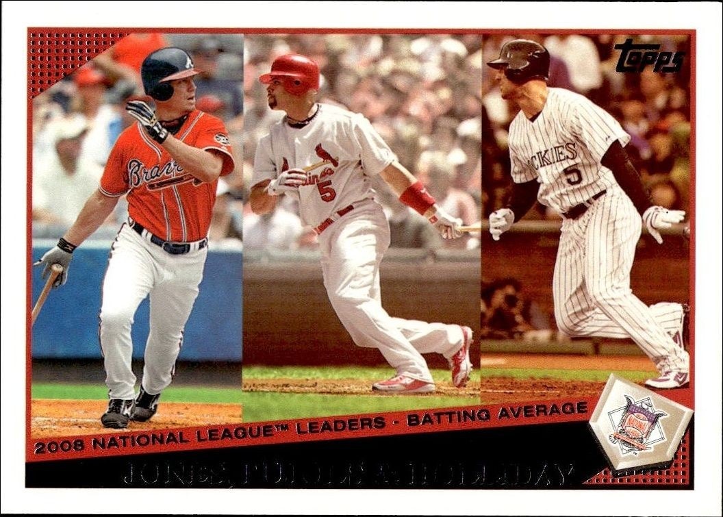 2009 Topps Chipper Jones #4 trading card