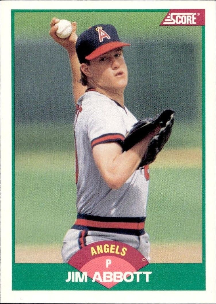 1989 Score Traded Jim Abbott #88T trading card
