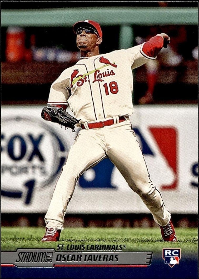 2014 Topps Stadium Club Oscar Taveras #47 trading card