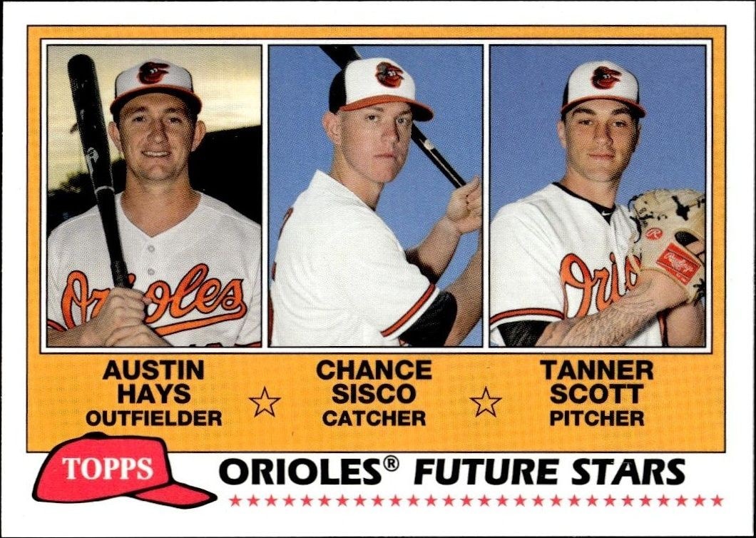 2018 Topps Archives Chance Sisco #FS-BAL trading card