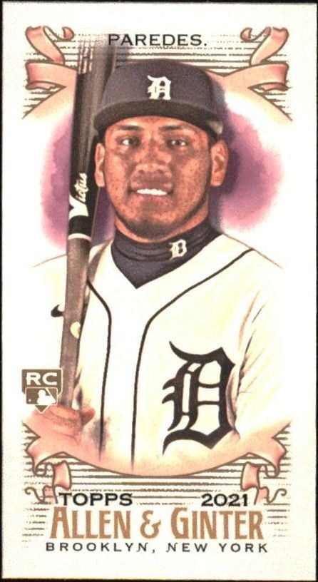 2021 Topps Allen & Ginter Isaac Paredes #254 baseball trading card front