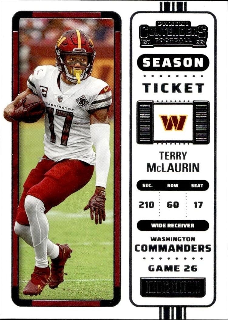 2022 Panini Contenders Terry McLaurin #99 trading card