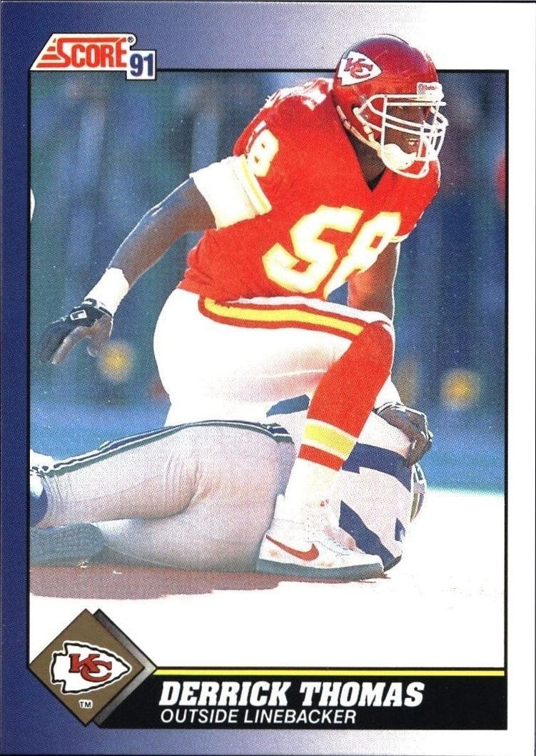 1991 Score Derrick Thomas #5 trading card