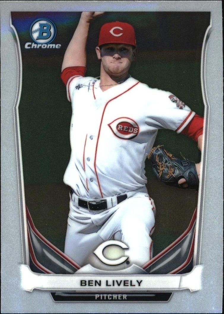 2014 Bowman Ben Lively #BCP16 trading card