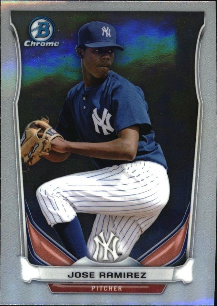 2014 Bowman Jose Ramirez #BCP70 trading card