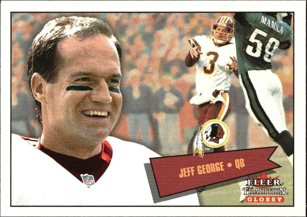 2001 Fleer Tradition Jeff George #244 trading card