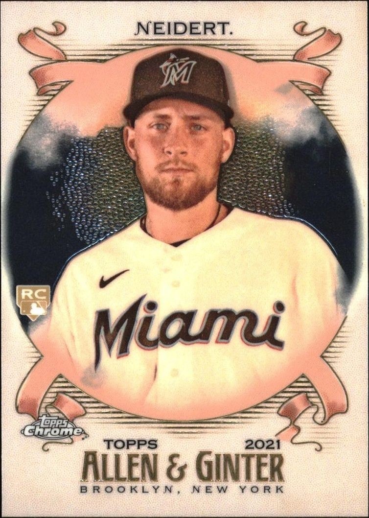 2021 Topps Allen & Ginter Chrome Nick Neidert #300 trading card