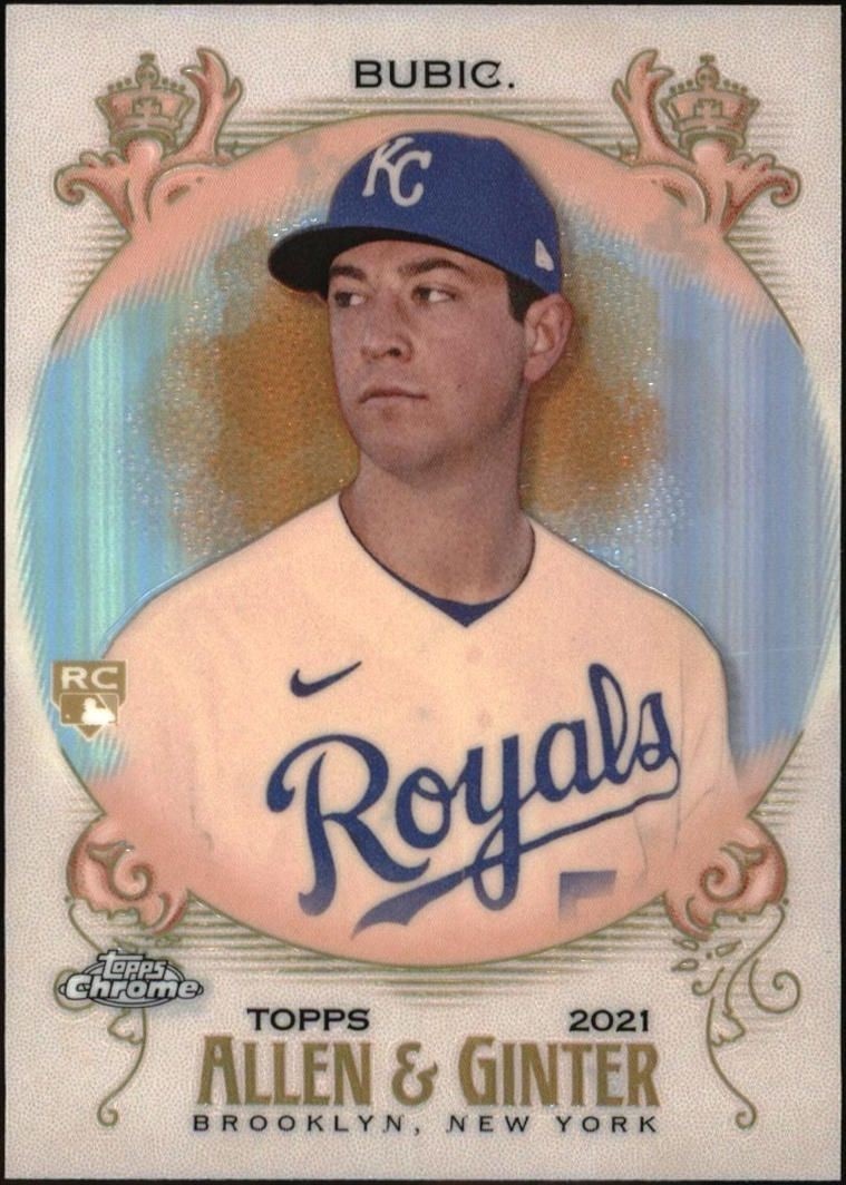 2021 Topps Allen & Ginter Chrome Kris Bubic #135 trading card