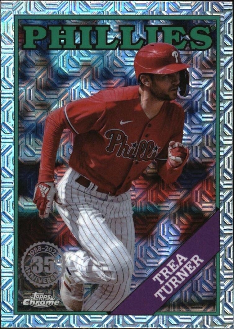 2023 Topps Chrome Update Trea Turner #T88CU-4 trading card