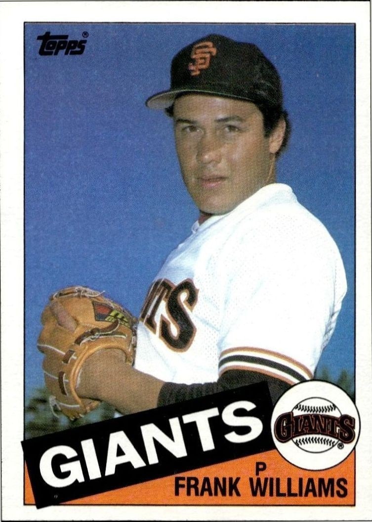 1985 Topps Frank Williams #487 trading card