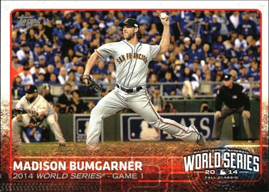 2015 Topps Madison Bumgarner #188 trading card