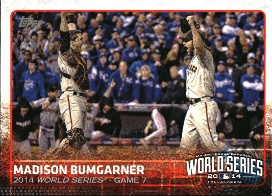 2015 Topps Madison Bumgarner #88 trading card