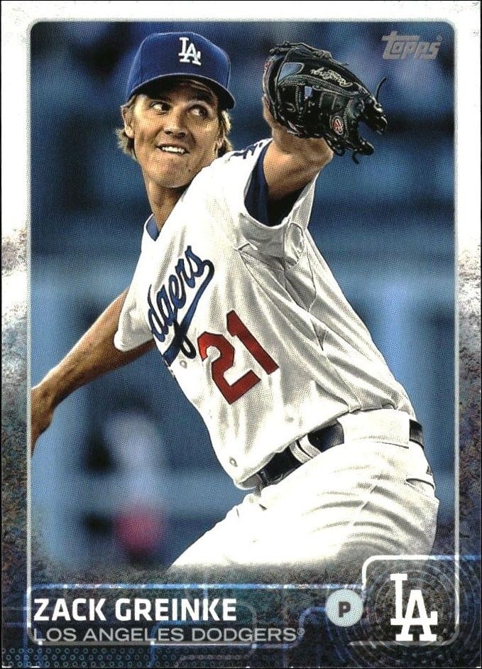 2015 Topps Series 1 Zack Greinke #267 trading card