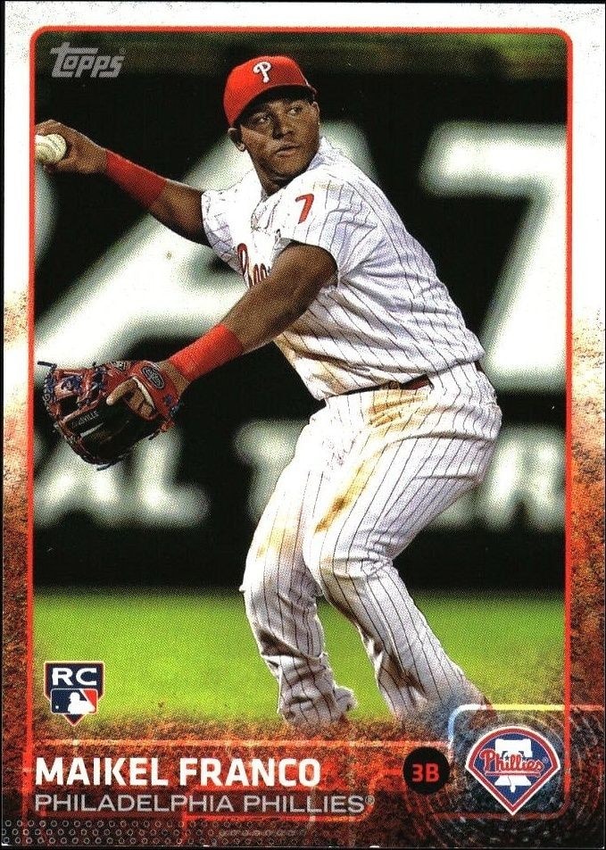 2015 Topps Series 1 Maikel Franco #309 trading card