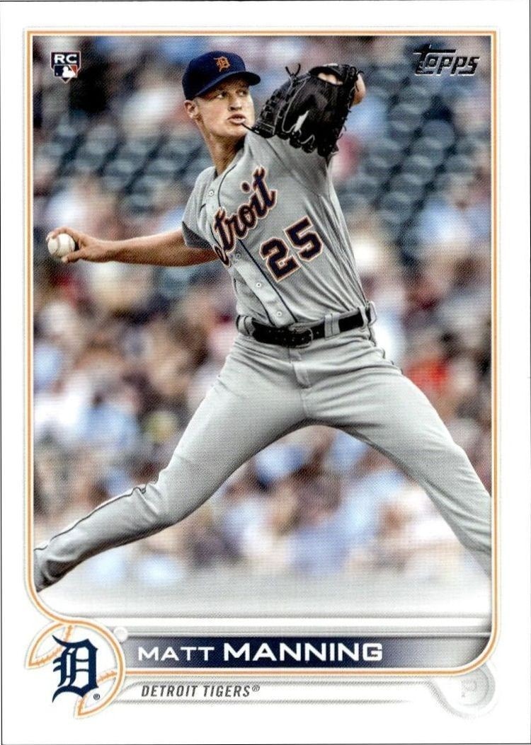2022 Topps Matt Manning #31B trading card