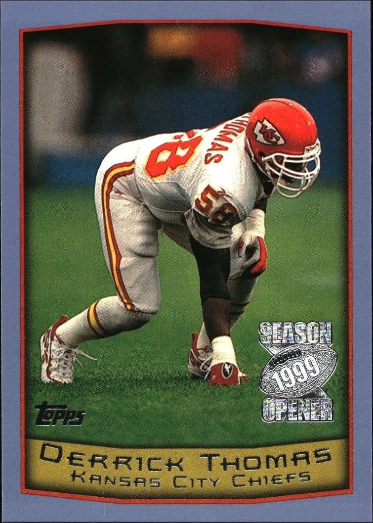 1999 Topps Season Opener Derrick Thomas #31 trading card