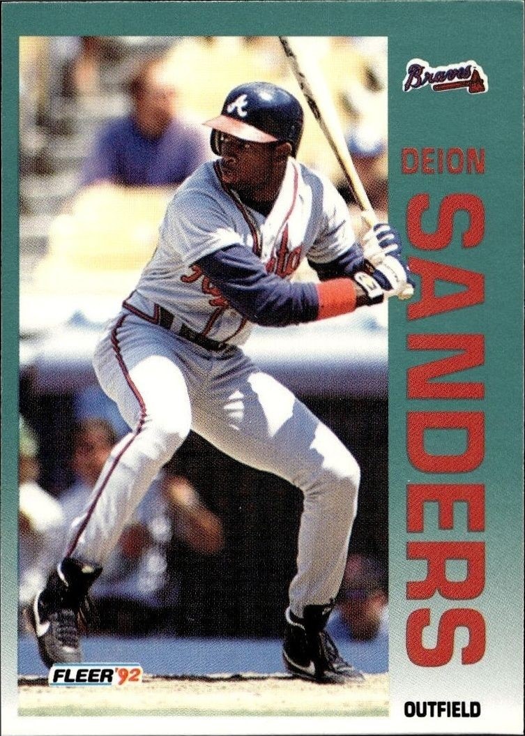 1992 Fleer Deion Sanders #368 trading card