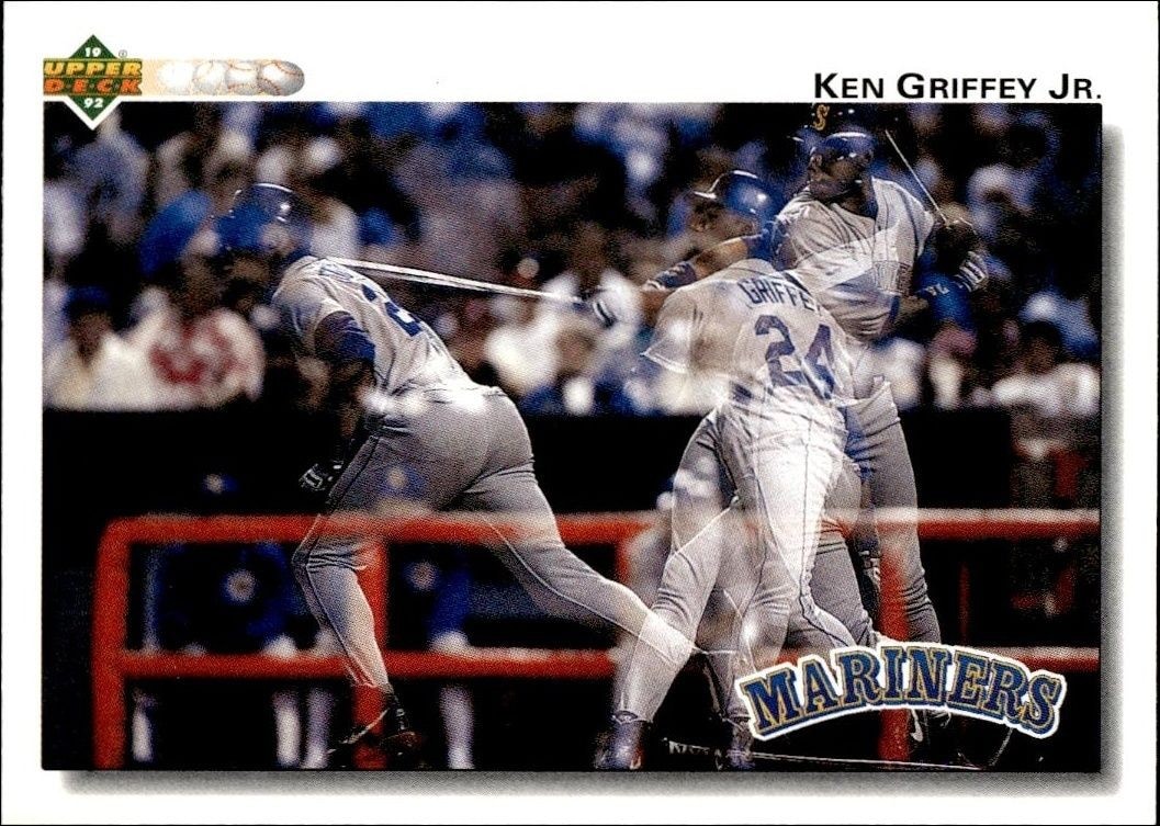 1992 Upper-Deck Low Number Ken Griffey Jr. #424 trading card