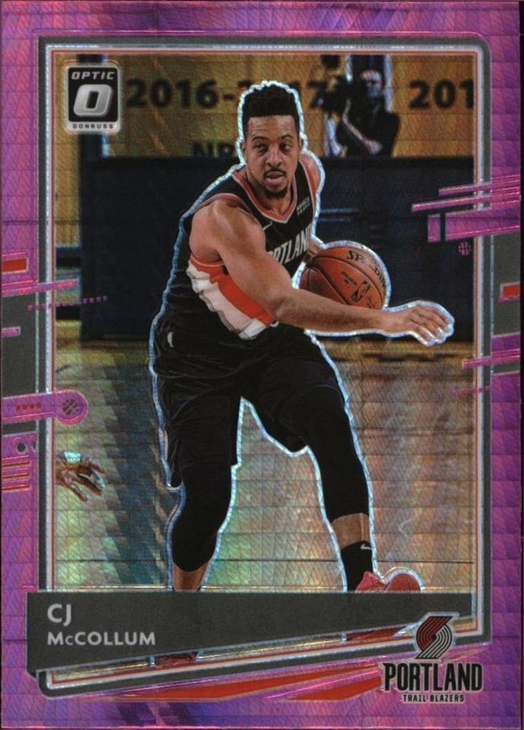 2021-22 Panini Donruss Optic CJ McCollum #135 trading card