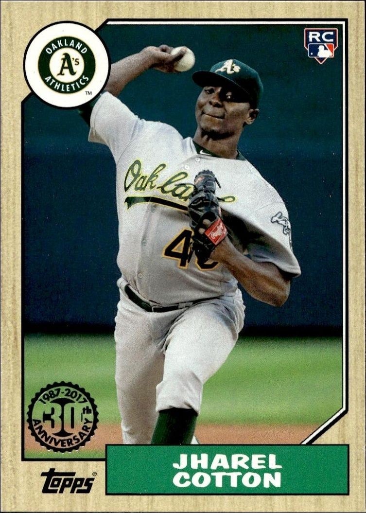 2017 Topps Jharel Cotton #87-200 trading card