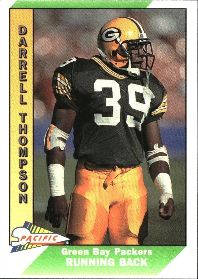 1991 Pacific Darrell Thompson #167 football trading card front