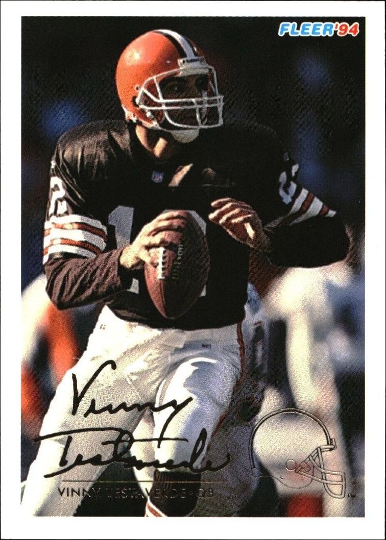 1994 Fleer Vinny Testaverde #104 trading card