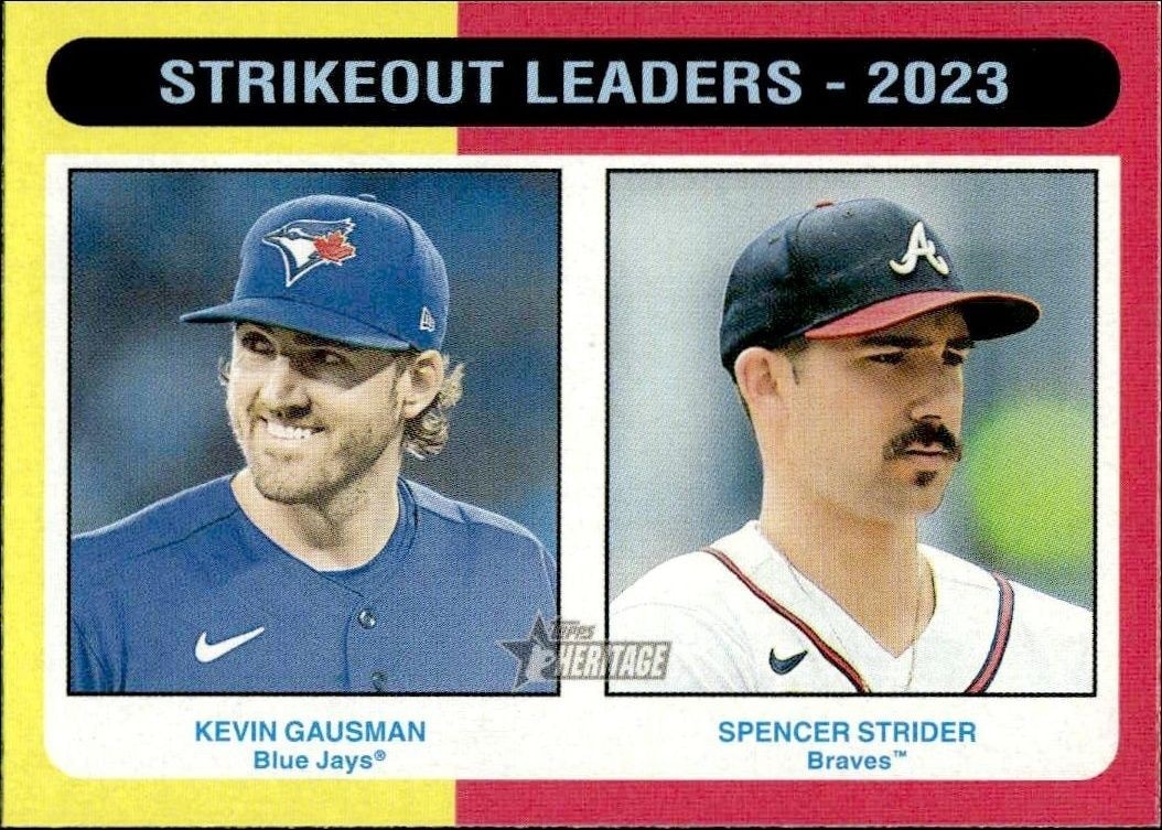 2024 Topps Heritage Spencer Strider #312 trading card