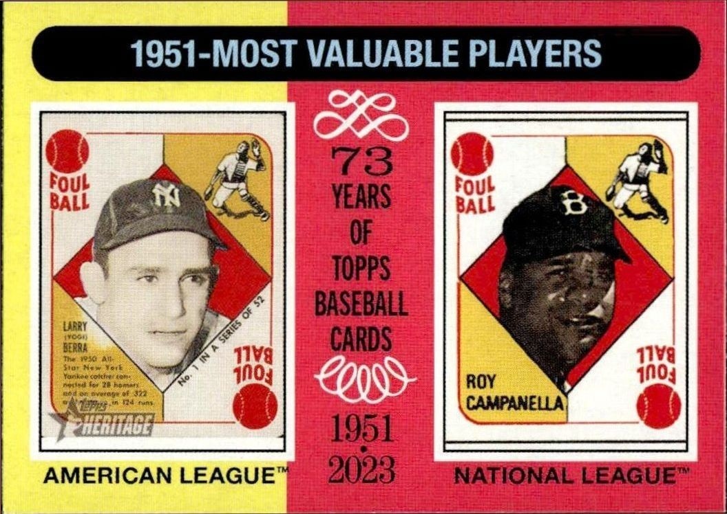 2024 Topps Heritage Yogi Berra #189 trading card